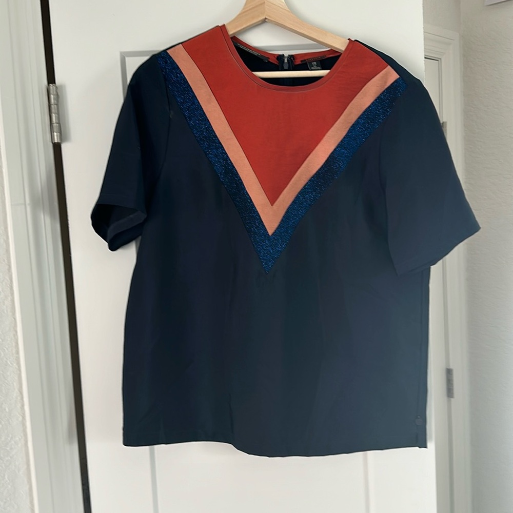 Scotch and soda boxy structured crew
